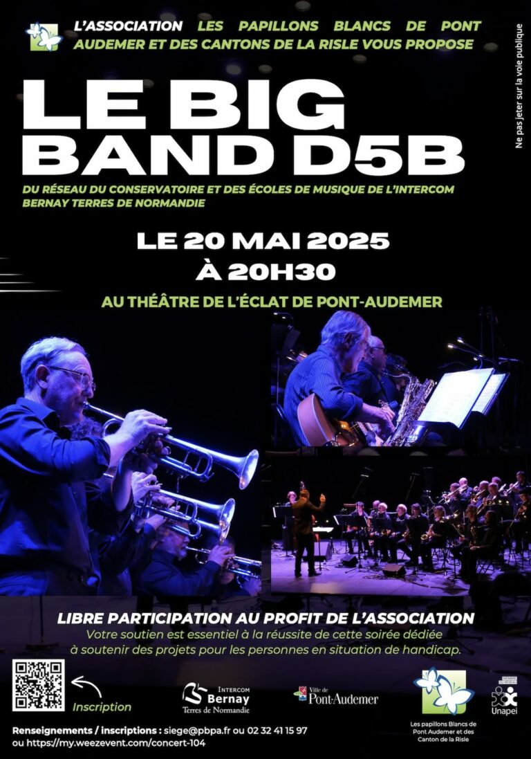 Lire la suite à propos de l’article Les Papillons Blancs de Pont-Audemer vous invitent à leur concert annuel