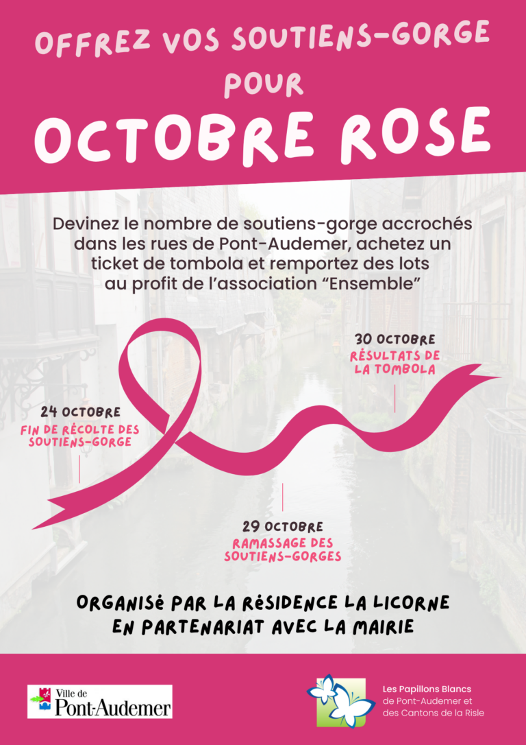 Lire la suite à propos de l’article Octobre Rose : la résidence la Licorne se mobilise